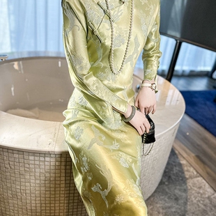 【凤凰于飞】金多唐装新中式女装早春新款国风改良旗袍女连衣裙
