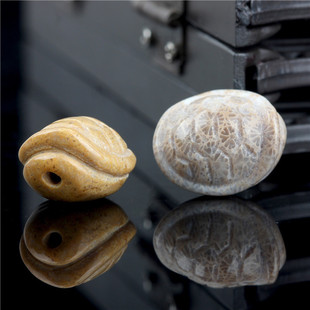 印尼天然珊瑚玉富甲天下乌龟壳甲项链吊坠手工diy手链配件