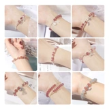 Натуральный кварц, браслет, бусины, ожерелье с аксессуарами с бусинами, ручка, DIY