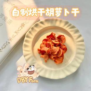 本店自制烘干胡萝卜干 保护眼睛兔子龙猫豚鼠零食30g无添加无熏硫