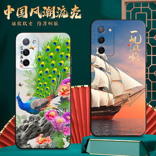 适用PFVM10手机壳oppoPFVM10中国风保护套A56国潮男女外壳新年软