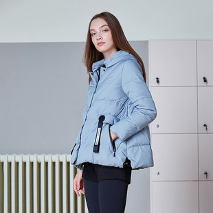 文华羽绒秋冬A字版羽绒服女短款2025年新款韩版时尚宽松显瘦外套
