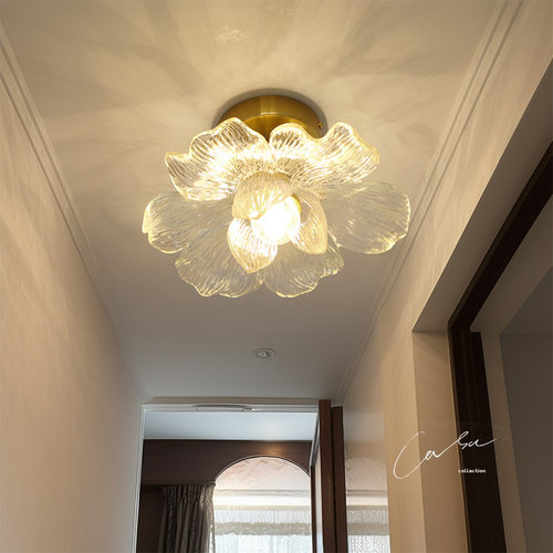 法式轻奢花瓣过道灯走廊阳台灯