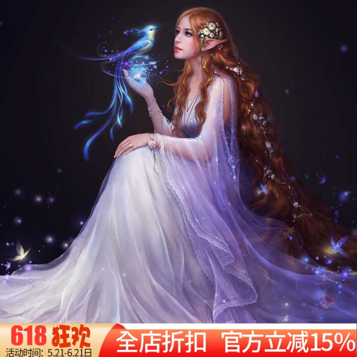 新款印花正品十字绣客厅卧室DMC