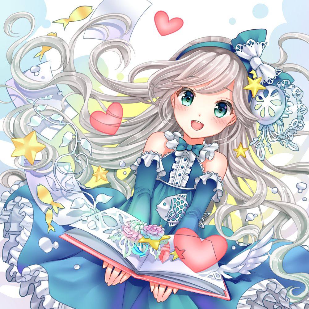 儿童房人物卡通爱心少女十字绣
