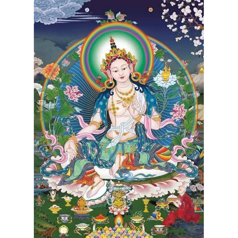 人物像度母法会安乐柔善度母