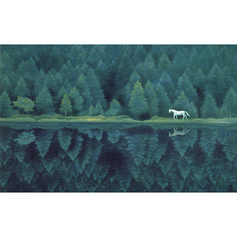 新款印花正品DMC十字绣套件客厅卧室现代简约 东山魁夷名画风景1