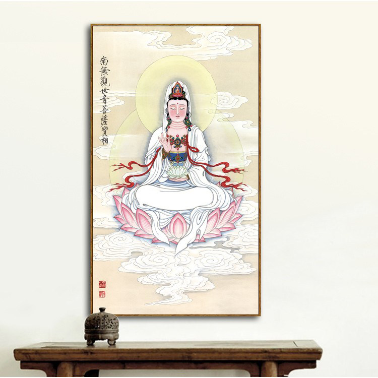 南无观世音菩萨DMC十字绣人物