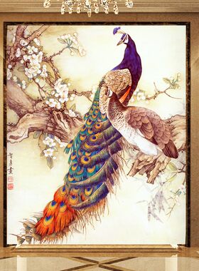 新款印花正品dmc客厅走廊十字绣