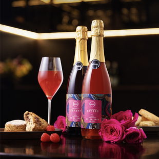 碧山村冷萃花系汽泡果茶750ml无酒精气泡花茶玫瑰花香树莓果香槟