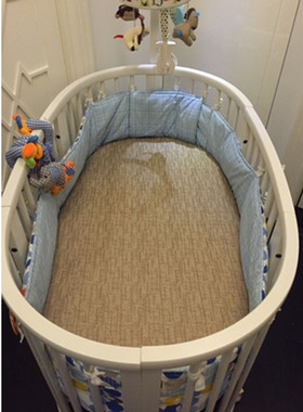 适配Stokke Sleepi婴儿床蒂爱葵普可优比leander椭圆床凉席垫冰丝