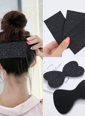 网红刘海贴发帖魔法贴头饰粉色粘碎发贴甜美魔术贴粘头发神器发饰