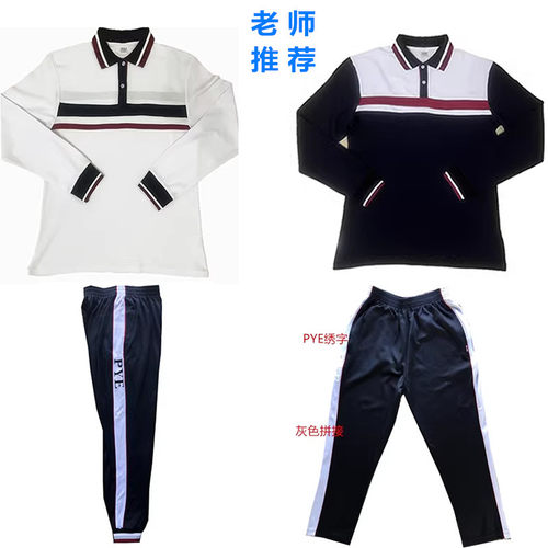 广东番禺中学校服夏季男女生T恤