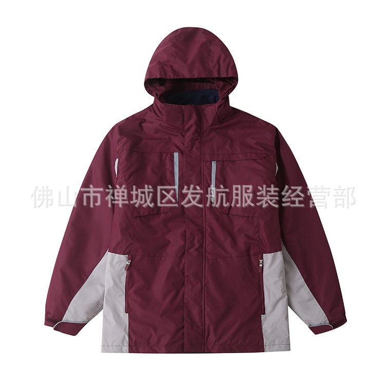 儿童冲锋衣内胆可以脱卸一模一样