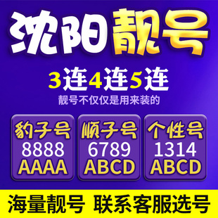 辽宁沈阳手机号本地靓号电信电话号码 手机卡大王全国通用本地