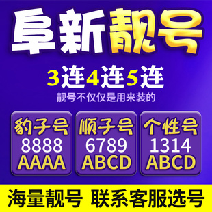 辽宁阜新手机号本地靓号电信电话号码 手机卡大王全国通用本地