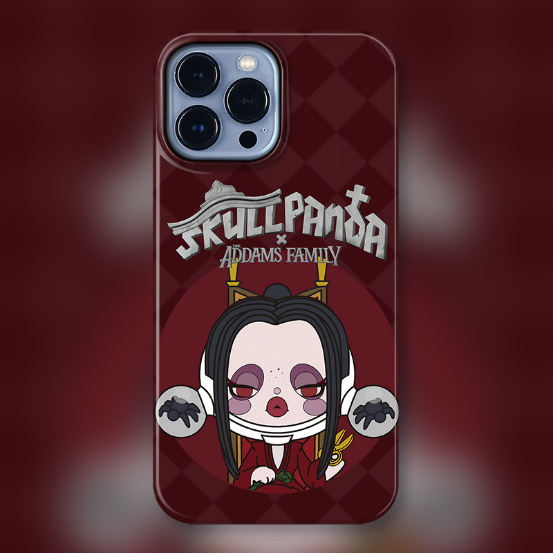 POP周边手办SP亚当斯一家适用iPhone15Promax苹果手机壳14防摔套13个性12女11可爱卡通猩红魔蒂夏盲盒温丝黛