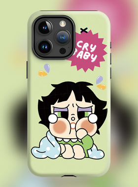 crybaby哭娃适用苹果17promax手机壳新款iphone15pro卡通磁吸16pm可爱多巴胺14plus小众手機殼ip13高颜值12女