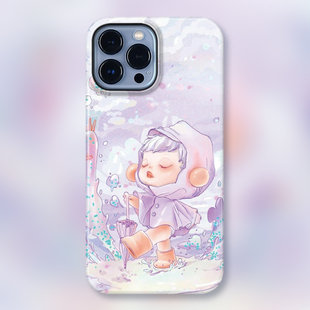POP周边宠物度假青蛙园丁适用iPhone15Promax苹果手机壳潮牌14防摔套13个性 盲盒男孩 12女11可爱卡通明星同款