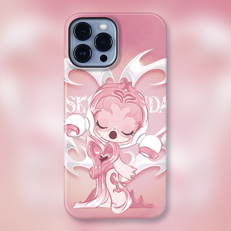 POP玛特SP恰/笃信之声适用iPhone15Promax苹果手机壳潮牌14防摔套13个性12女11可爱卡通盲盒声音系列手办图案