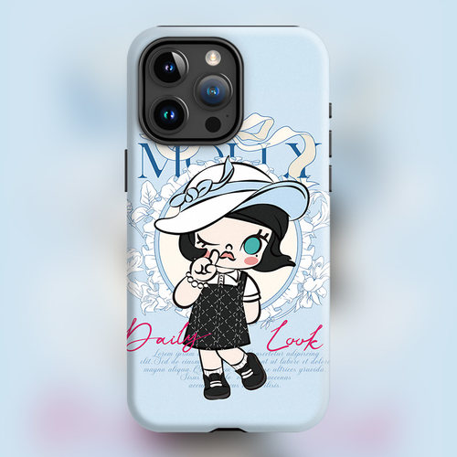 温柔海风潮玩新款16plus茉莉适用iPhone15Promax苹果手机壳14防摔套13少女心Dailylook磨砂Molly磁吸Magsafe