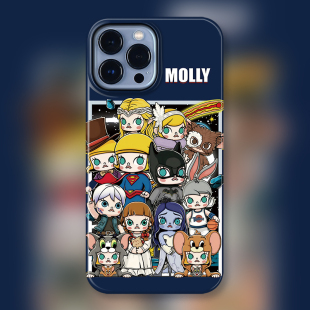玛特手办IP华纳一百周年XMolly适用iPhone15Promax苹果手机壳潮牌14防摔套13个性 12女11可爱卡通盲盒电影茉莉