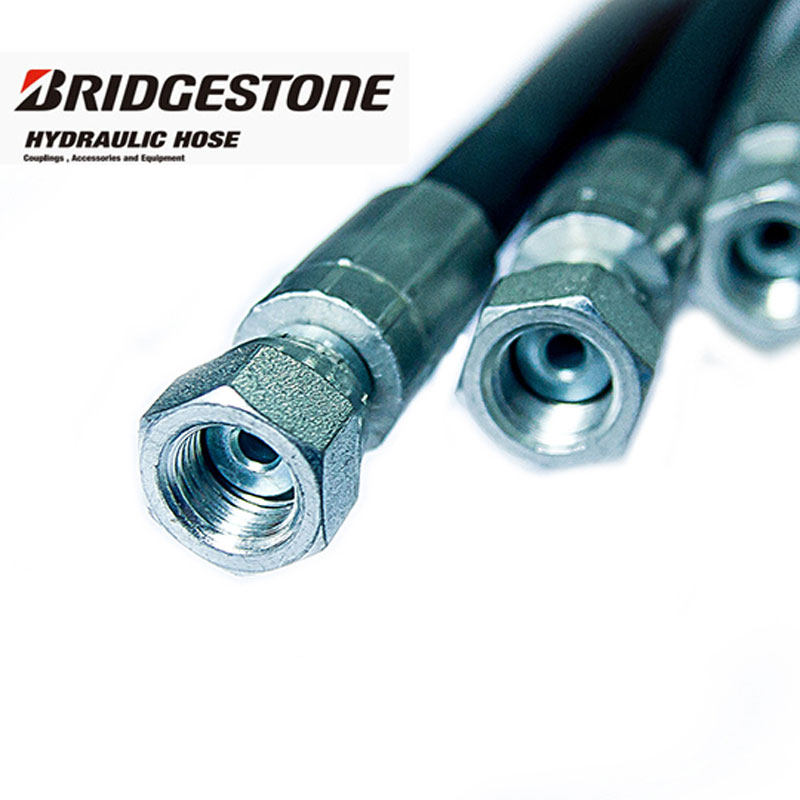 日本BRIDGESTONE油管挖掘机大臂油管HQ3512HQ3516HQ3520胶管总成