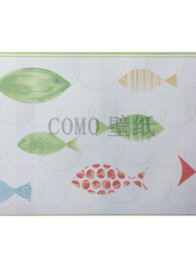 Dreamer儿童房鱼腰线墙纸壁纸DE62091 62092 62093 62094 62095-Y