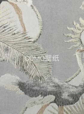 圣蒂诺SANTINO 安曼AMAN 鸵鸟提花背景无缝墙布SW429901A 429902A