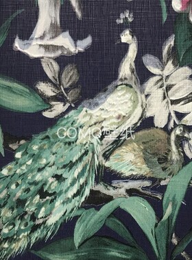 经典Faboie 香颂CHANSON 孔雀田园风墙纸F-CS1001 1002 1003 1004