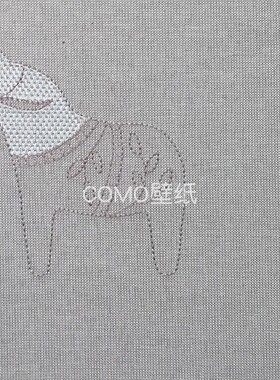 MDDS女孩可爱儿童卡通刺绣无缝墙布MHY24121-017A-019A-023A-027A