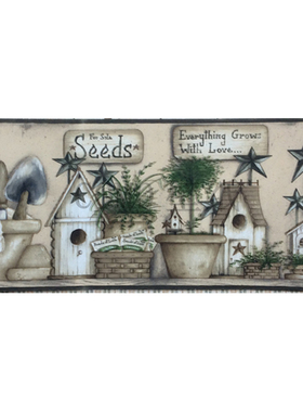 英格玛NEW THAMES美式乡村腰线墙纸壁纸NM58191Y 58192Y 58193Y