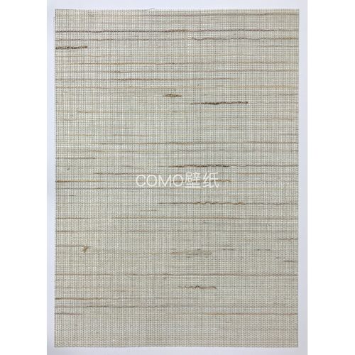COMO新款自然风高级感肌理天然阿巴克纤维铜丝编织壁纸DE2421M108