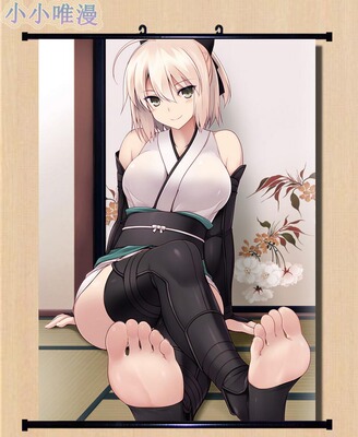 Fate Grand Order 冲田总司 樱Saber动漫挂画海报壁画多图1