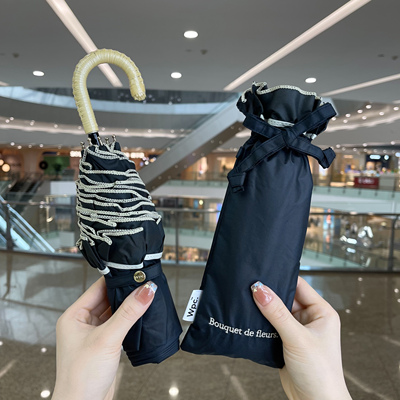 日本Wpc.法式浪漫三折花边遮阳伞