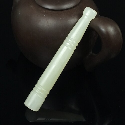 雲海缘新疆和田玉白玉玉石烟具