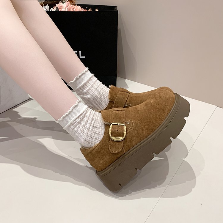 冬季加厚保暖雪地靴毛毛舒适棉鞋