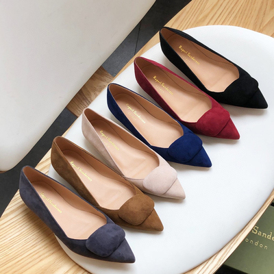 Rupertsanderson真皮平底单鞋女