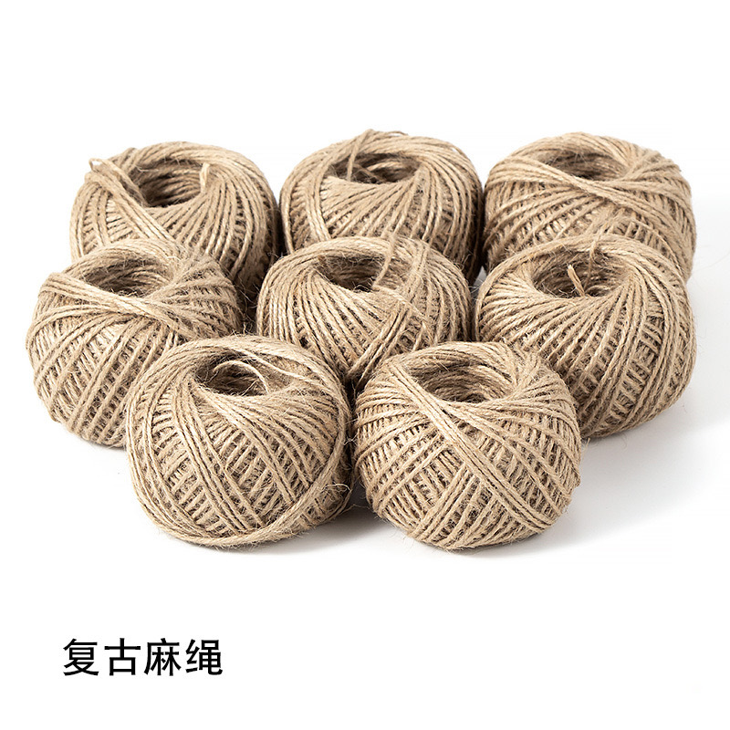 麻绳绳子捆绑装挂饰品线鱼线彩带diy细绳不易断麻线挂灯笼长绳