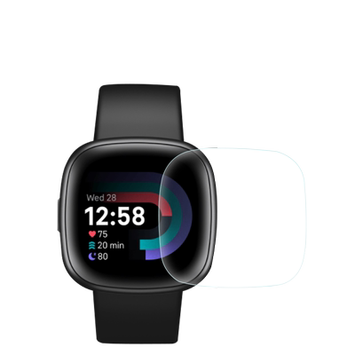 适用于Fitbit Versa4手表贴膜智能运动手表Fitbit Sense2屏幕保护膜非钢化膜高清防爆防刮花
