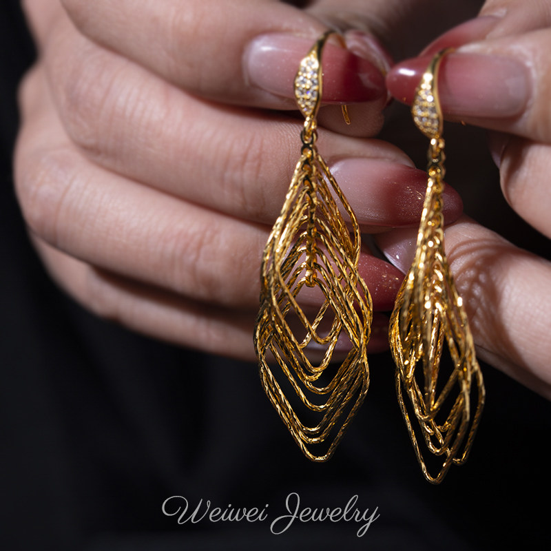 水波菱形耳环925银镀金旋转菱形灵动秋冬轻奢时尚镶钻耳环耳钉,饰品/流行首饰/时尚饰品新,银饰耳饰,淘宝优惠券,粉丝福利购,淘宝优惠卷