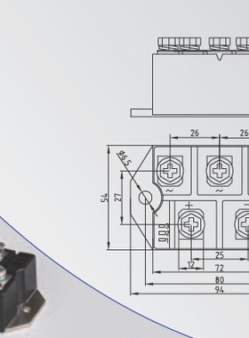 申社三相整流桥模块MDS250-16 MDS2501654O 540 MDS2501254O全新