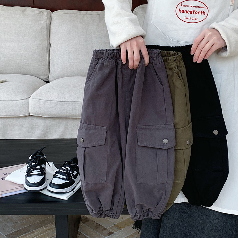 童水洗棉潮裤休闲裤痞帅工装裤