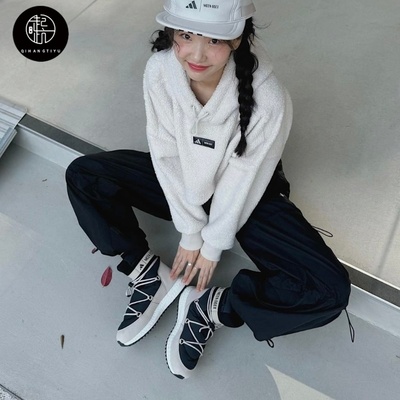 Adidas NASA联名Moonboots High Core舒适高帮生活休闲鞋 IH2489