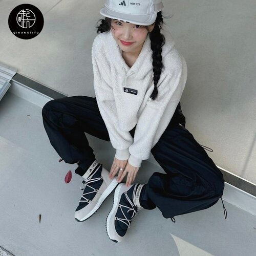 Adidas NASA联名Moonboots High Core舒适高帮生活休闲鞋 IH2489