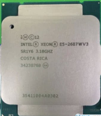 Intel XEON E5-2687w v3 cpu正显 10核20线程 2011R 3.1G 10核心