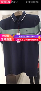 2024夏季 短袖 威鹏男装 新款 休闲百搭翻领全棉上衣D12095 POLO衫 时尚