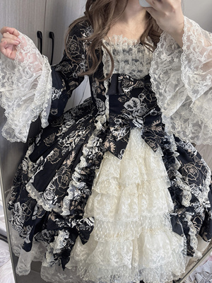 现货【熊熊日记BearDiary】织花礼原创Lolita dress