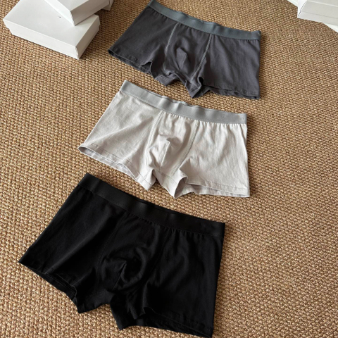 C*K棉长绒棉男士平角内裤05958