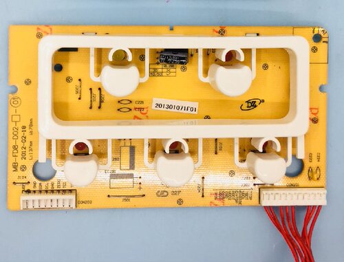 美的电饭煲配件控制按键显示板MB-FD8-D02-01灯板